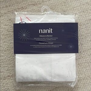 Nanit Milestone Blanket in White